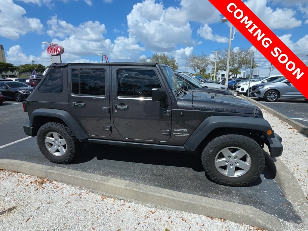 2018 Jeep Wrangler JK Unlimited Sport
