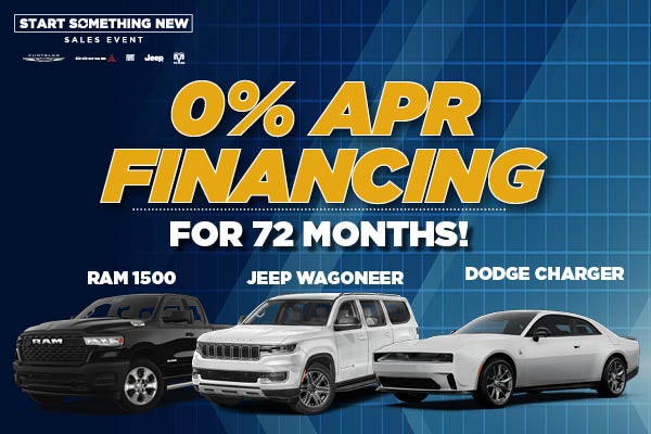0% APR FINANCING FOR 72 MONTHS